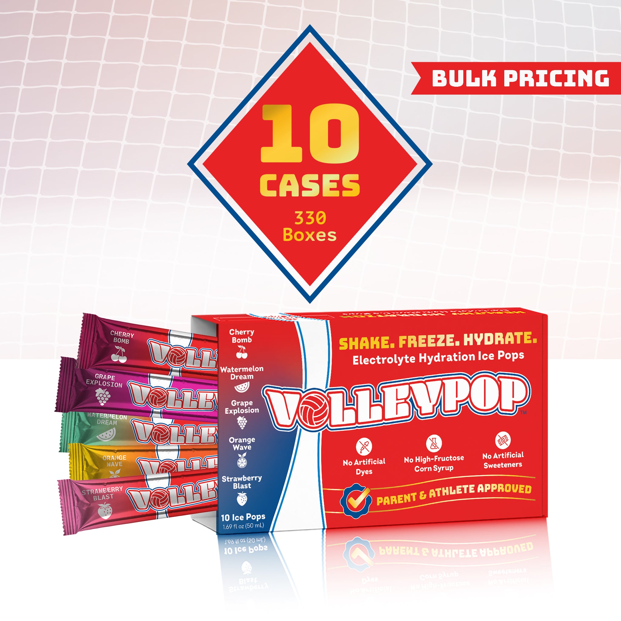 10 Cases (330 Boxes)