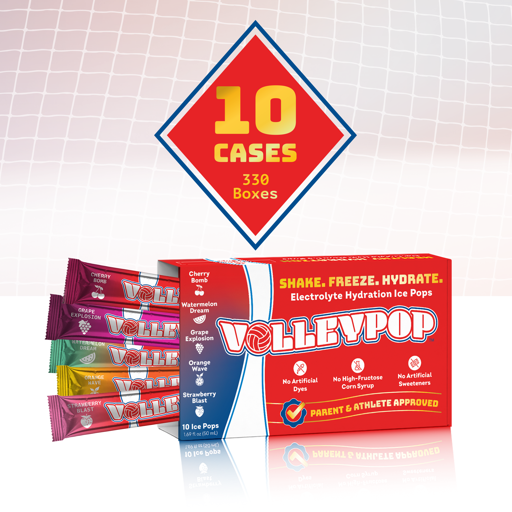 10 Cases (330 Boxes)